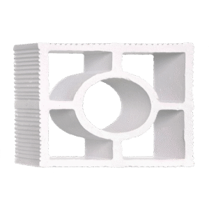 Elemento vazado de Cerâmica Impermeabilizado Branco