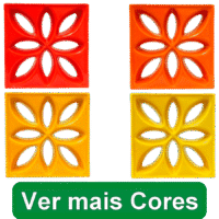 Elementos Vazados Esmaltados Lótus