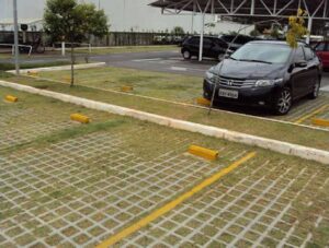 Pisograma Concregrama Quadriculado de concreto - Imagem 3